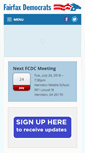 Mobile Screenshot of fairfaxdemocrats.org